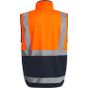Regatta Men's Pro HI-VIS Full Zip Gilet orange/navy