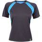 Cona Sports Pace Ladies T-Shirt anthracite/azur_blue