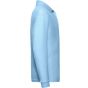 fruit of the loom Kids 65/35 long sleeve polo sky_blue