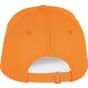 K-up Casquette en coton et polyester recyclés K-loop tracking - 5 panneaux orange