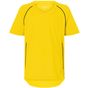 James&Nicholson Team Shirt Junior yellow/black