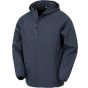 Result Recycled 3-Layer Printable Hooded Softshell navy