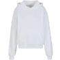 Build Your Brand Ladies Loose Fit Hoody white
