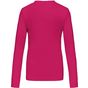 Kariban T-shirt col V manches longues femme fuchsia