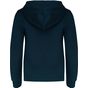 kariban Sweat-shirt zippé capuche enfant navy/fine_grey