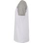 Build Your Brand Raglan Contrast Tee white/heather_grey