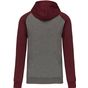 ProAct Sweat-shirt capuche bicolore adulte grey_heather/wine_heather