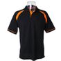 kustom kit Oak Hill Polo black/orange