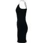 Build Your Brand Ladies Stretch Jersey Slim Dress Black