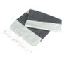 A&R Fouta Antalya Hamamzz® White / Graphite