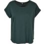 Build Your Brand Ladies Long Slub Tee bottle_green