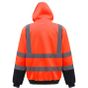 yoko Sweatshirt capuche haute visibilité hi_vis_orange/navy