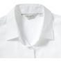 Russell Chemise Oxford cintrée manches courtes femme white