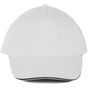 K-up Casquette avec sandwich contrasté - 5 panneaux  white/navy