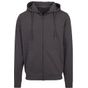 Build Your Brand Terry Zip Hoody charcoal