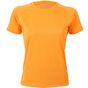 Cona Sports Ladies Rainbow Tech Tee gold_yellow