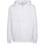Build Your Brand Basic Pull Over Jacket white