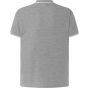 JHK Man regular polo grey_melange/white