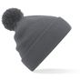Beechfield Bonnet enfant Original à pompon gris graphite