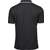 Tee Jays Luxury stripe stretch polo black/white