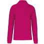 Kariban Polo manches longues homme fuchsia