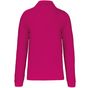 kariban Polo manches longues homme fuchsia