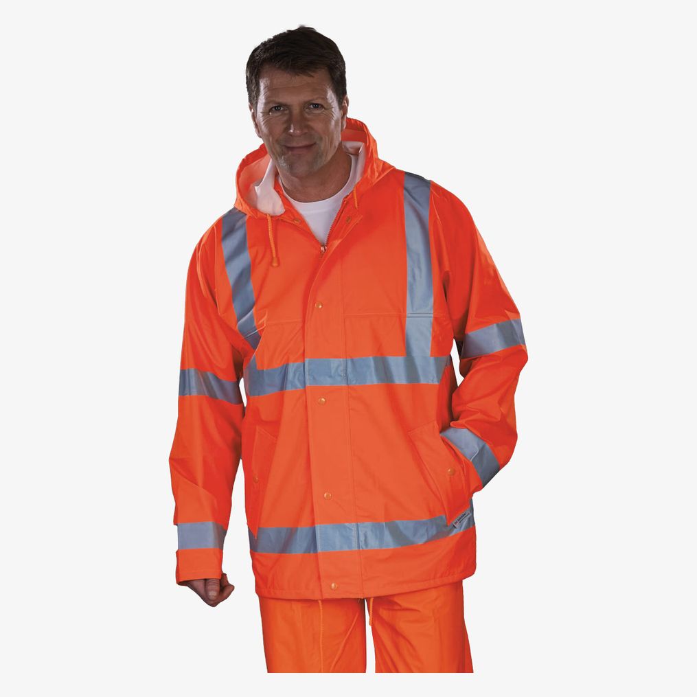 Veste de pluie respirante hi-vis soft flex yoko