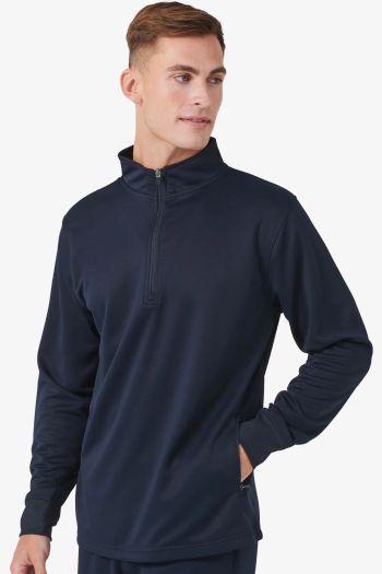 Image produit Adults' 1/4 zip knitted tracksuit top