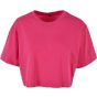 Build Your Brand Ladies Short Oversized Tee hibiskus_pink