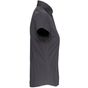 Kariban Chemise coton / élasthanne manches courtes femme zinc