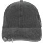 K-up Casquette vintage effet déchiré - 6 panneaux washed_black