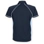 finden-&-hales Men's Piped Performance Polo navy/sky/white