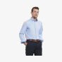 Russell Chemise contrastée à chevrons cintrée manches longues homme