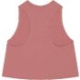 Bella Women's racerback cropped tank heather_mauve