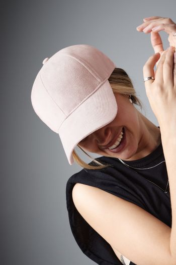Image produit Casquette 6 panneaux en faux daim