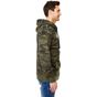 Burnside Full Zip Camo Hooded Fleece Jacket green_camo