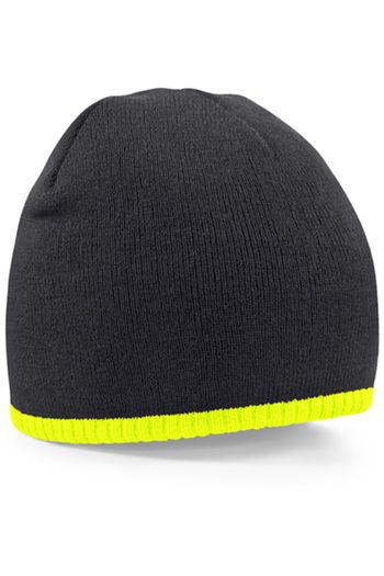 Image produit Bonnet en tricot bicolore