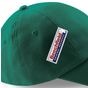 Beechfield Casquette en coton sergé épais profil bas bottle_green