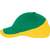 k-up Racing - casquette bicolore 6 panneaux kelly_green/yellow