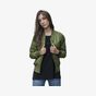 Build Your Brand Ladies Nylon Bomber Jacket