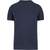 kariban T-shirt écoresponsable henley manches courtes homme - 140 g navy_blue_heather