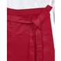 SG Accessories - Bistro Berlin Long Bistro Apron with Vent and Pocket red