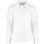 Kustom Kit Poplin Shirt Long Sleeve White