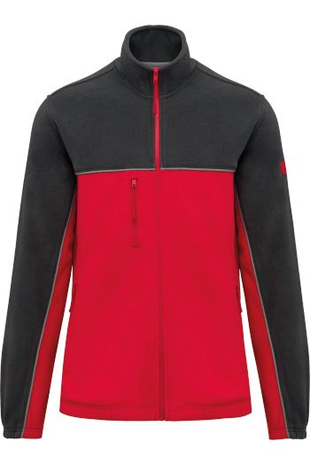 Image produit Veste micropolaire bicolore écoresponsable unisexe