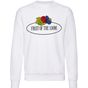 Fruit of the Loom Vintage Vintage Sweat Set In Large Logo Print white