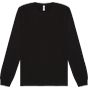 Bella Unisex jersey long sleeve tee black