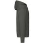 fruit of the loom Classic Hooded Sweat Jacket light_graphite