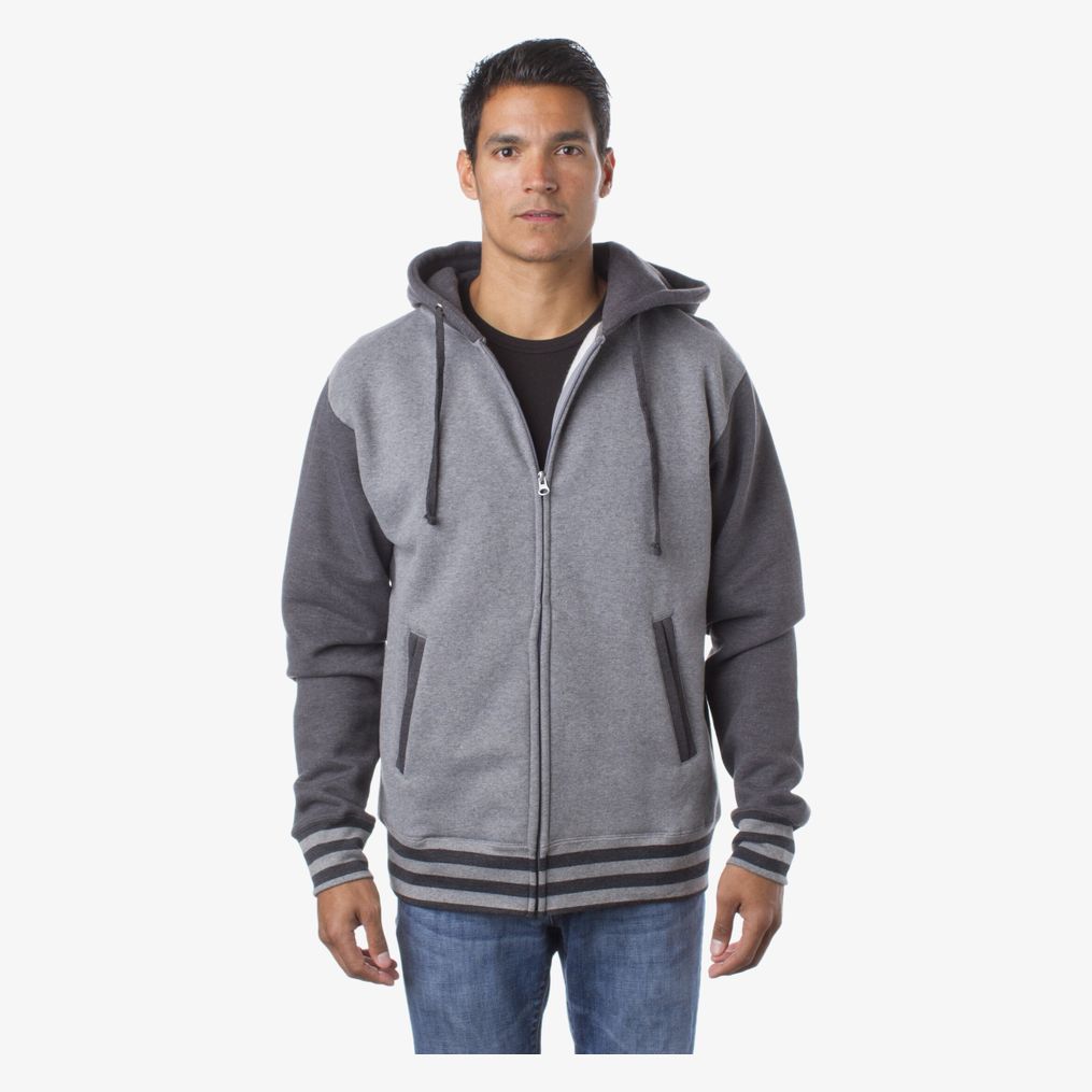 Unisex Heavyweight Varsity Zip Hood