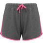 ProAct Short de sport femme grey_heather/fluo_pink