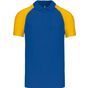 Kariban Polo Baseball r.blue/yellow